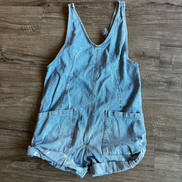 Pants - FP We The Free High Roller Shortall in Bright Eyes size Small